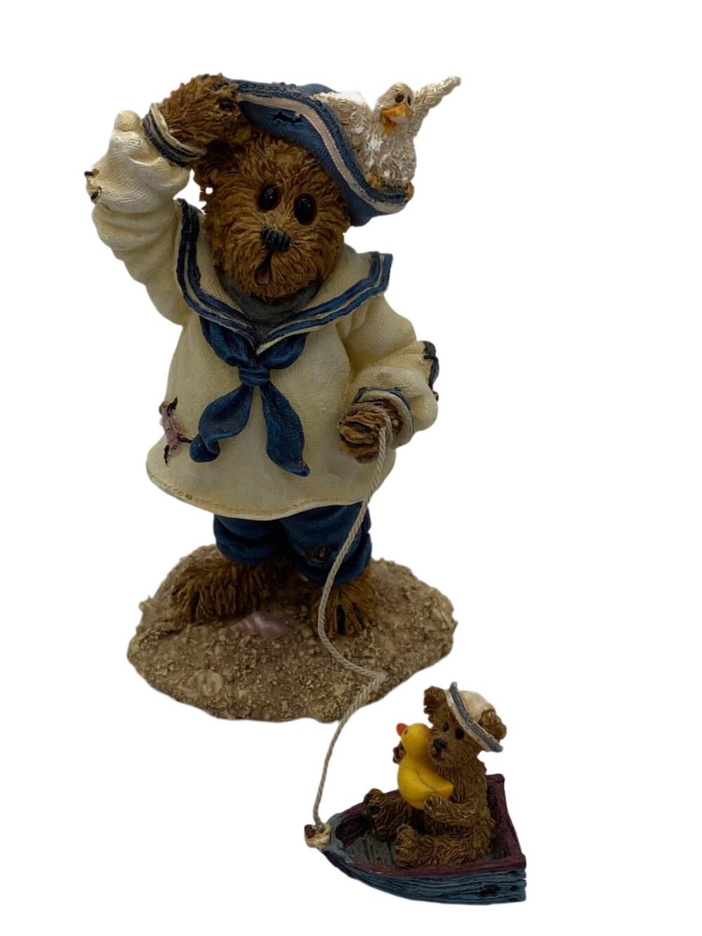 Vintage Boyds Bears & Friends Bearstone Collection "Yardley Starboard with Bouy"